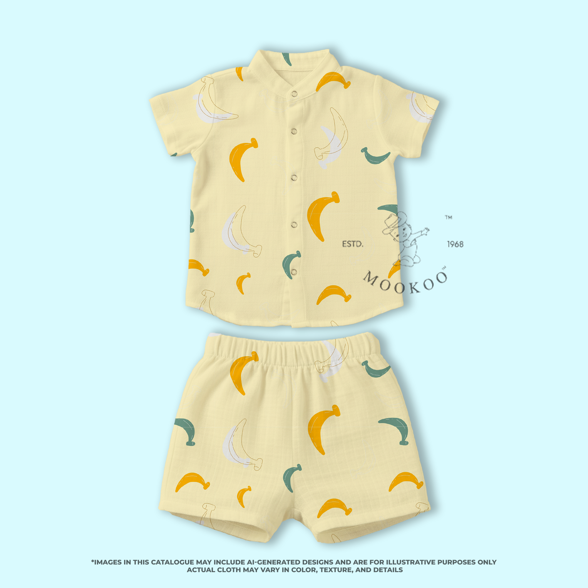 Shirt & Shorts | Muslin Cotton