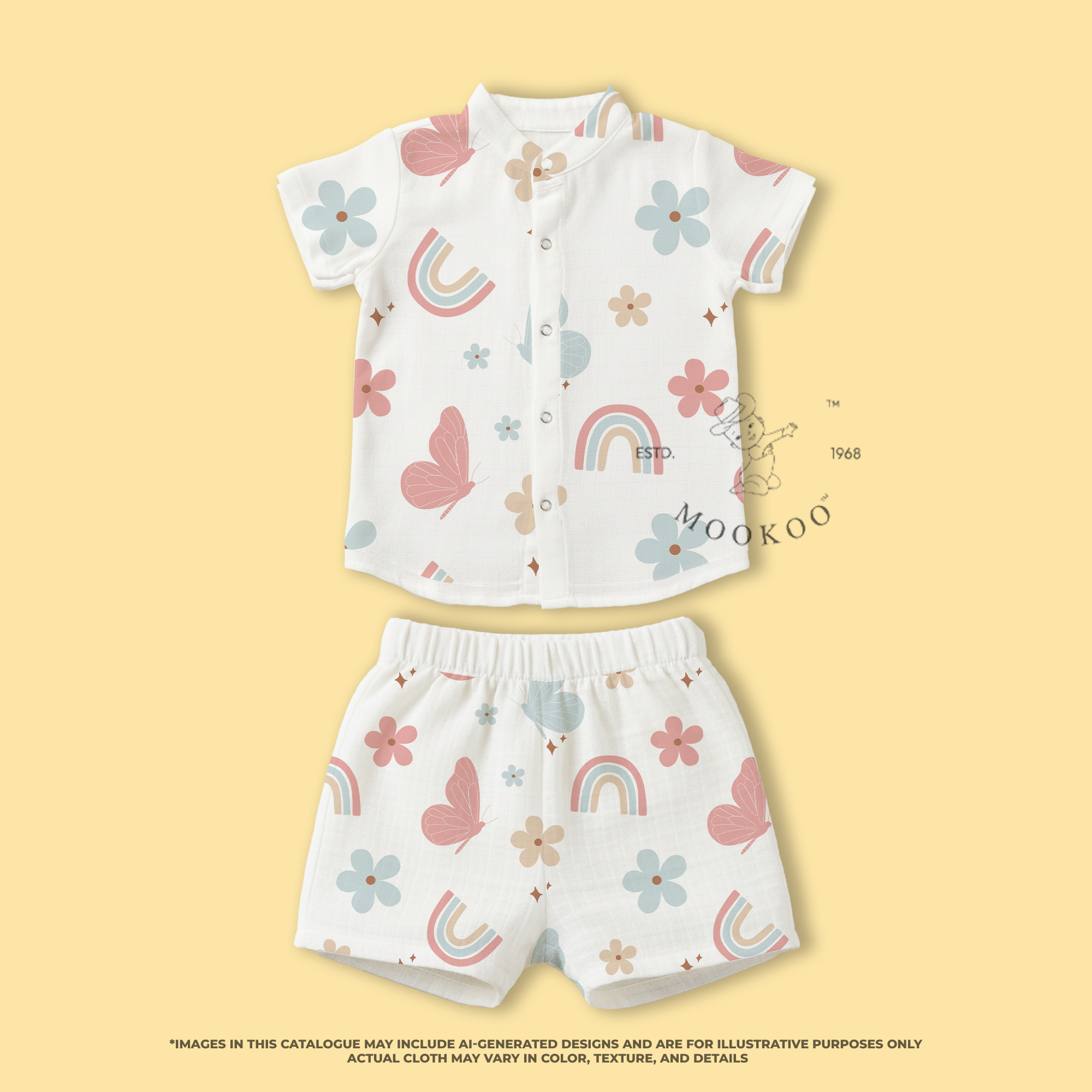 Shirt & Shorts | Muslin Cotton
