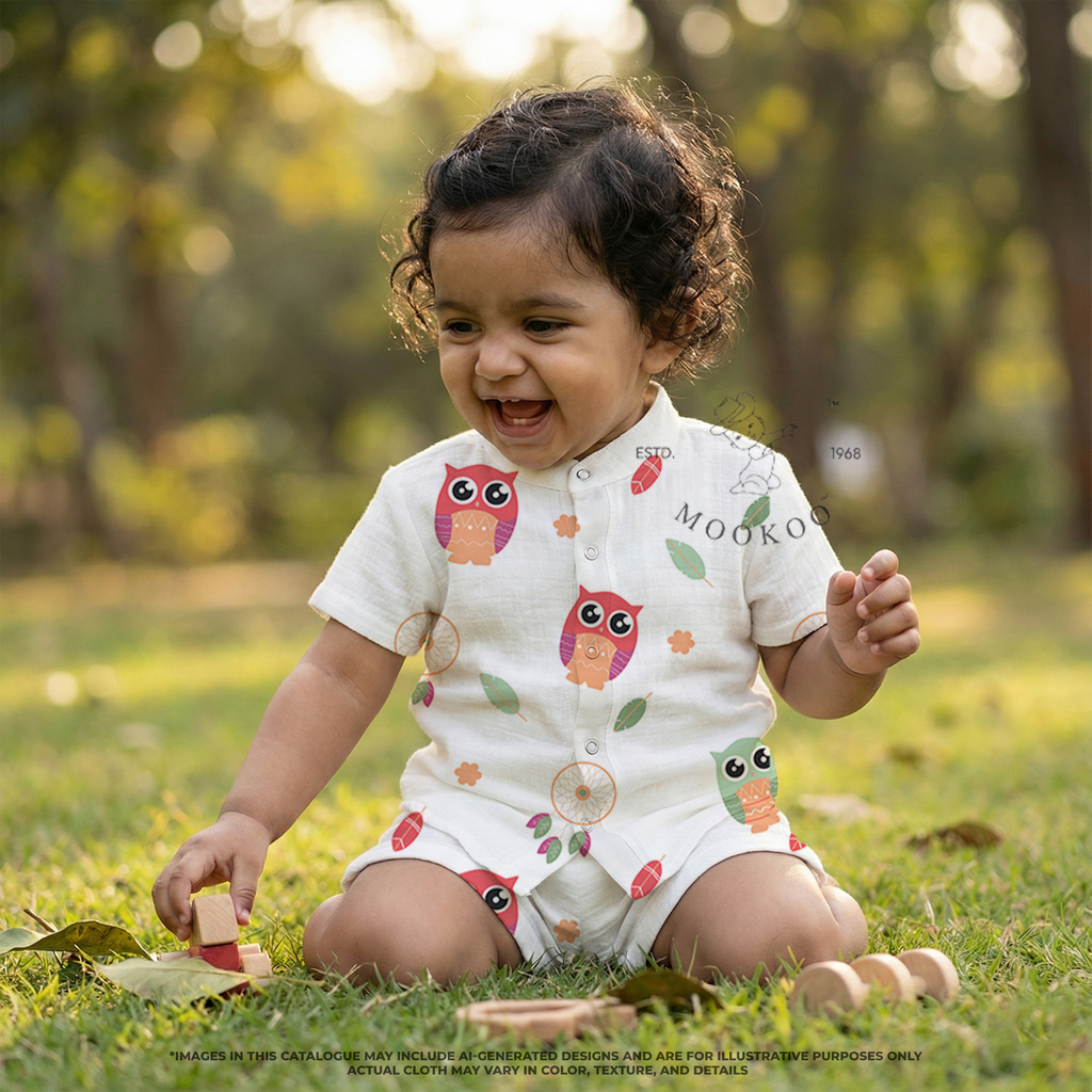 Shirt & Shorts | Muslin Cotton