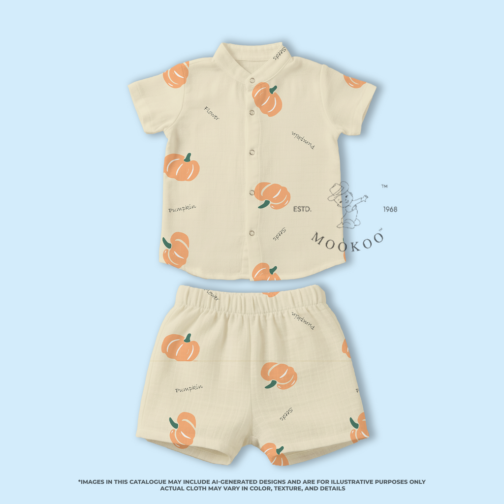 Shirt & Shorts | Muslin Cotton